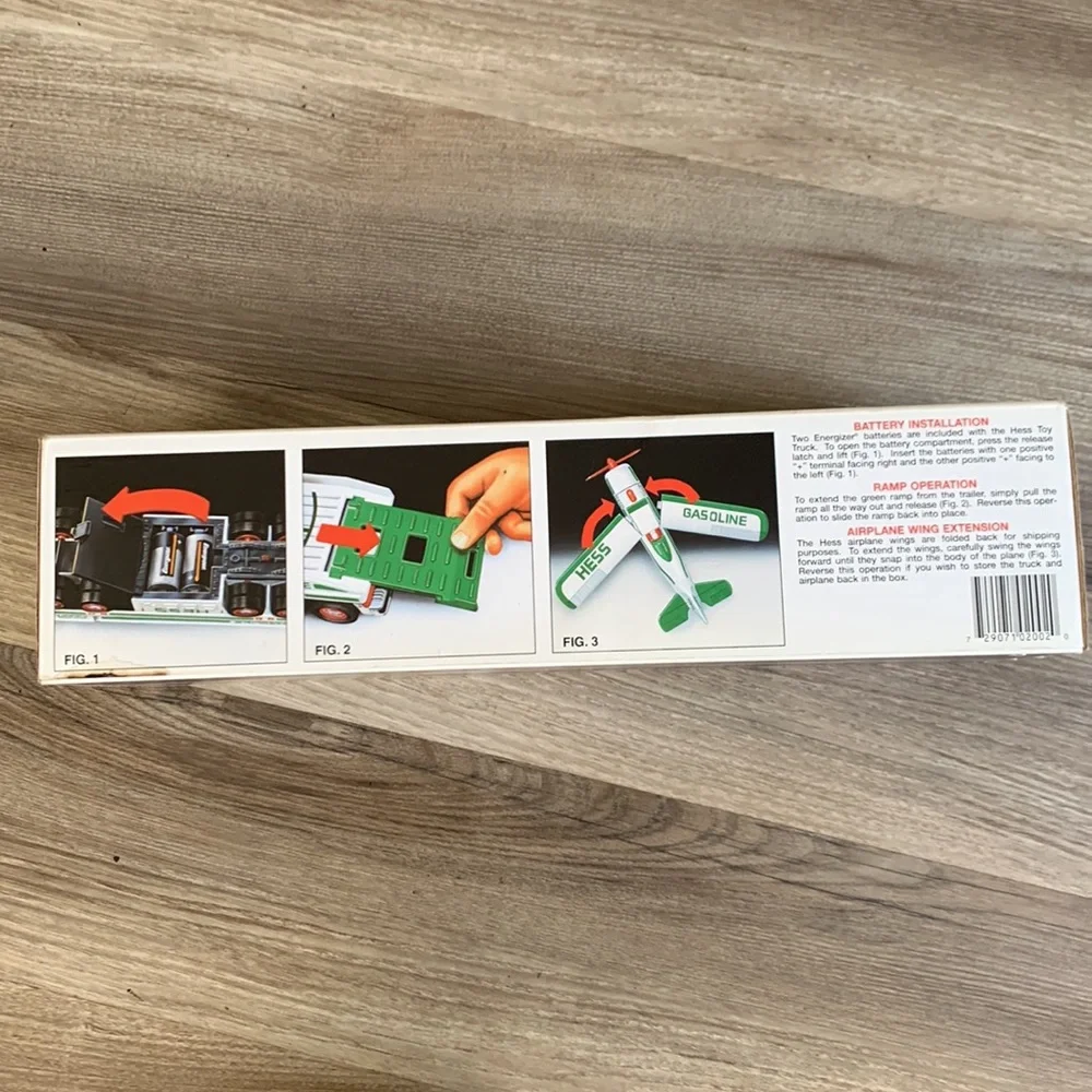 New 2002 Hess Gas Station Holiday Toy Truck & Airplane Air Plane Vintage NRFB